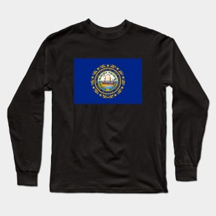 Flag of New Hampshire Long Sleeve T-Shirt